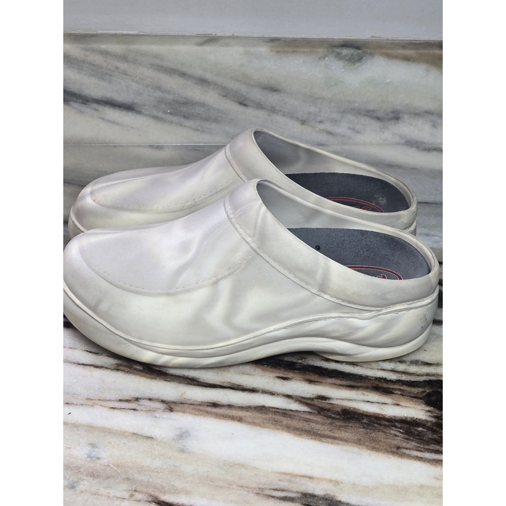 Klogs USA Women 8 Pearl White Slip Resistant Professional Clogs Work Shoes - Picture 5 of 8